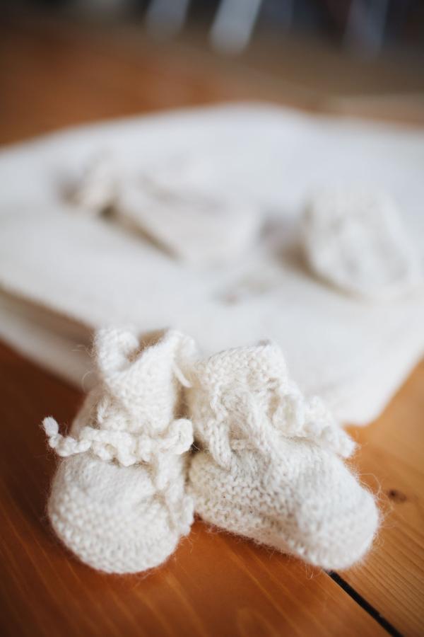 Babyschuh aus 100% feinstem Alpaka Babyschuhe