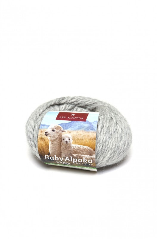 Alpaka Wolle 100% Baby Alpaka 50g bulky Faser Strickgarn, Strickwolle