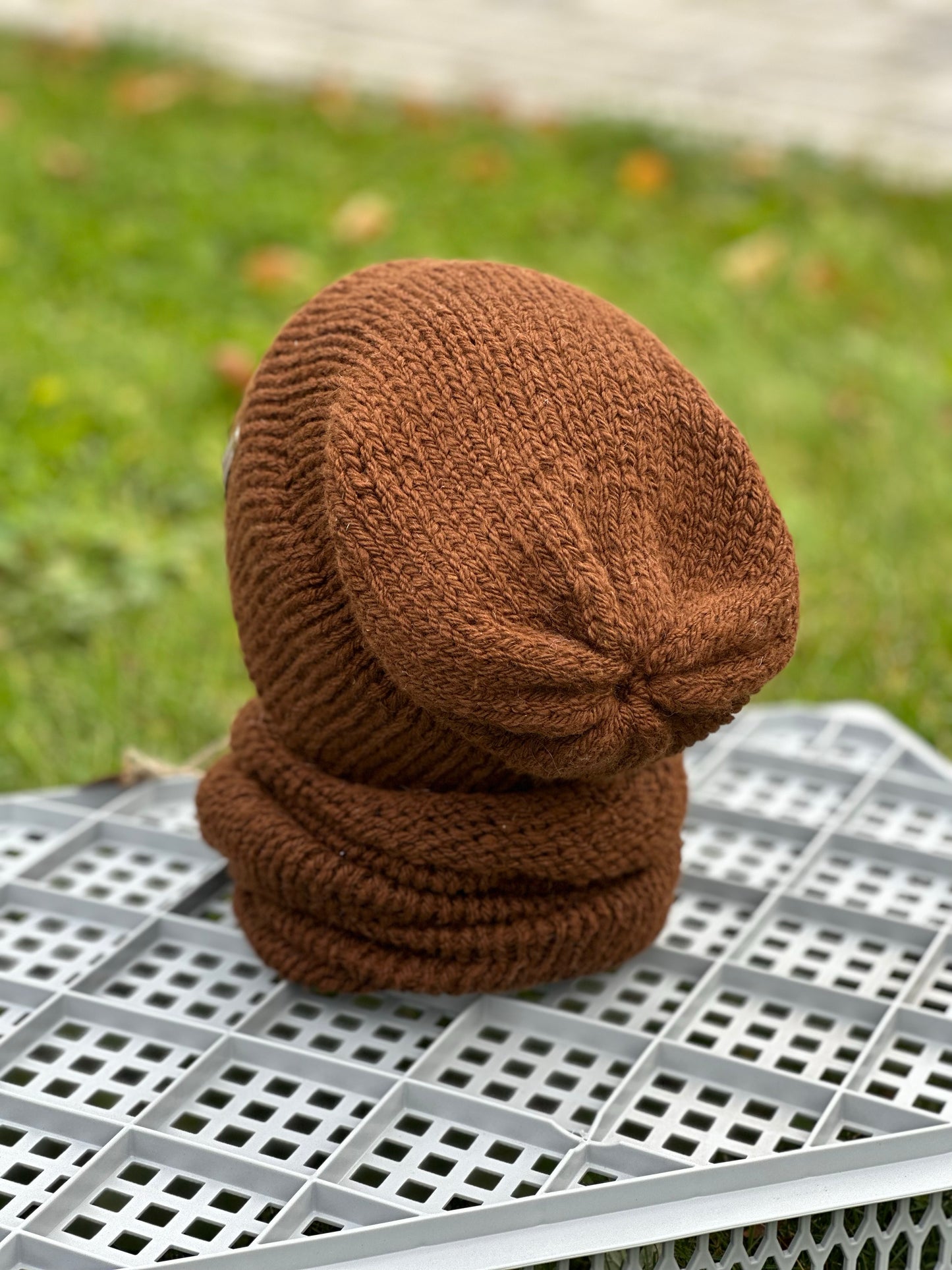 Premium Alpaka Loop Rundschal 100% Alpaka handmade