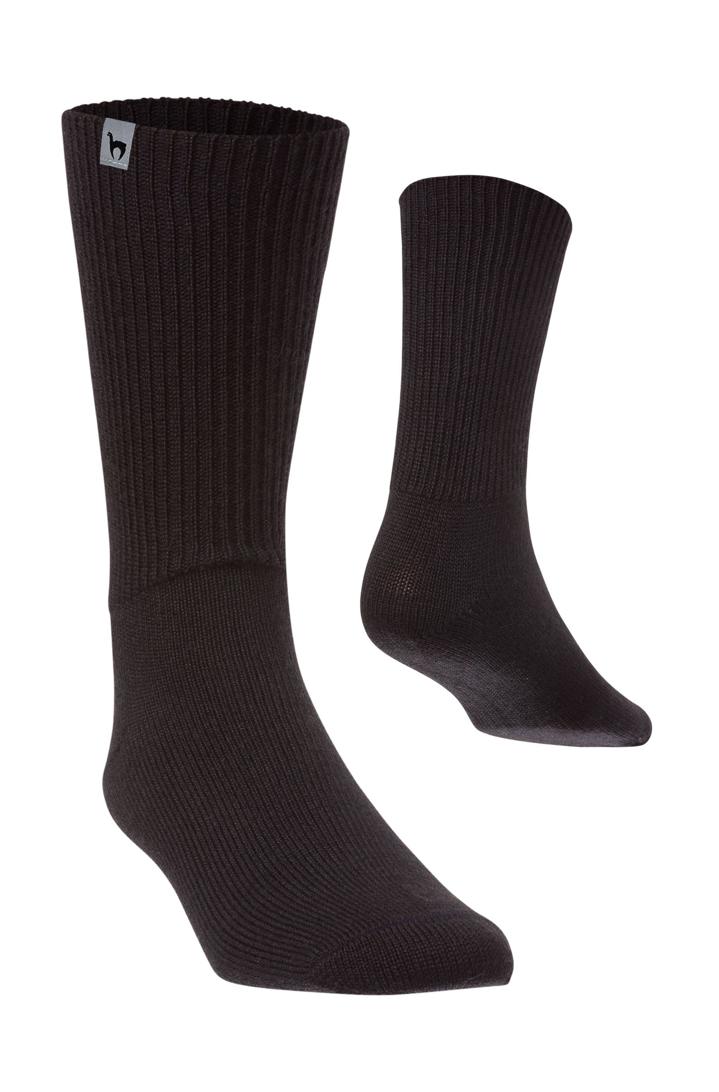 Alpaka Socken Wollsocken Premium unisex 39-41 schwarz warm weich