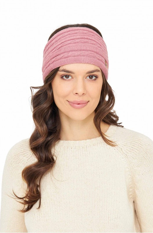 Premium Stirnband Damen 100% Baby Alpaka ohne Twist tolle Qualität