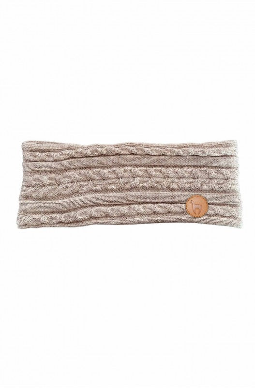 Premium Stirnband Damen 100% Baby Alpaka ohne Twist tolle Qualität