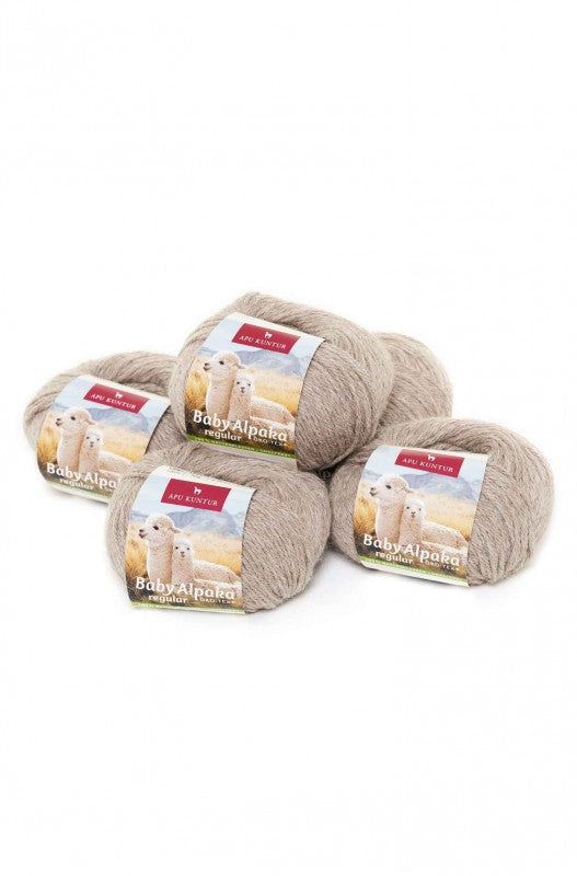 Alpaka Wolle 100% Baby Alpaka 50g Faser, Strickgarn Strickwolle regular