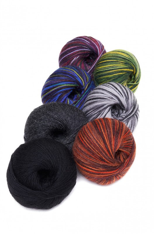 Premium Sockengarn Alpaka Sockenwolle 50g, 20% Alpakafaser verschiedene Farben