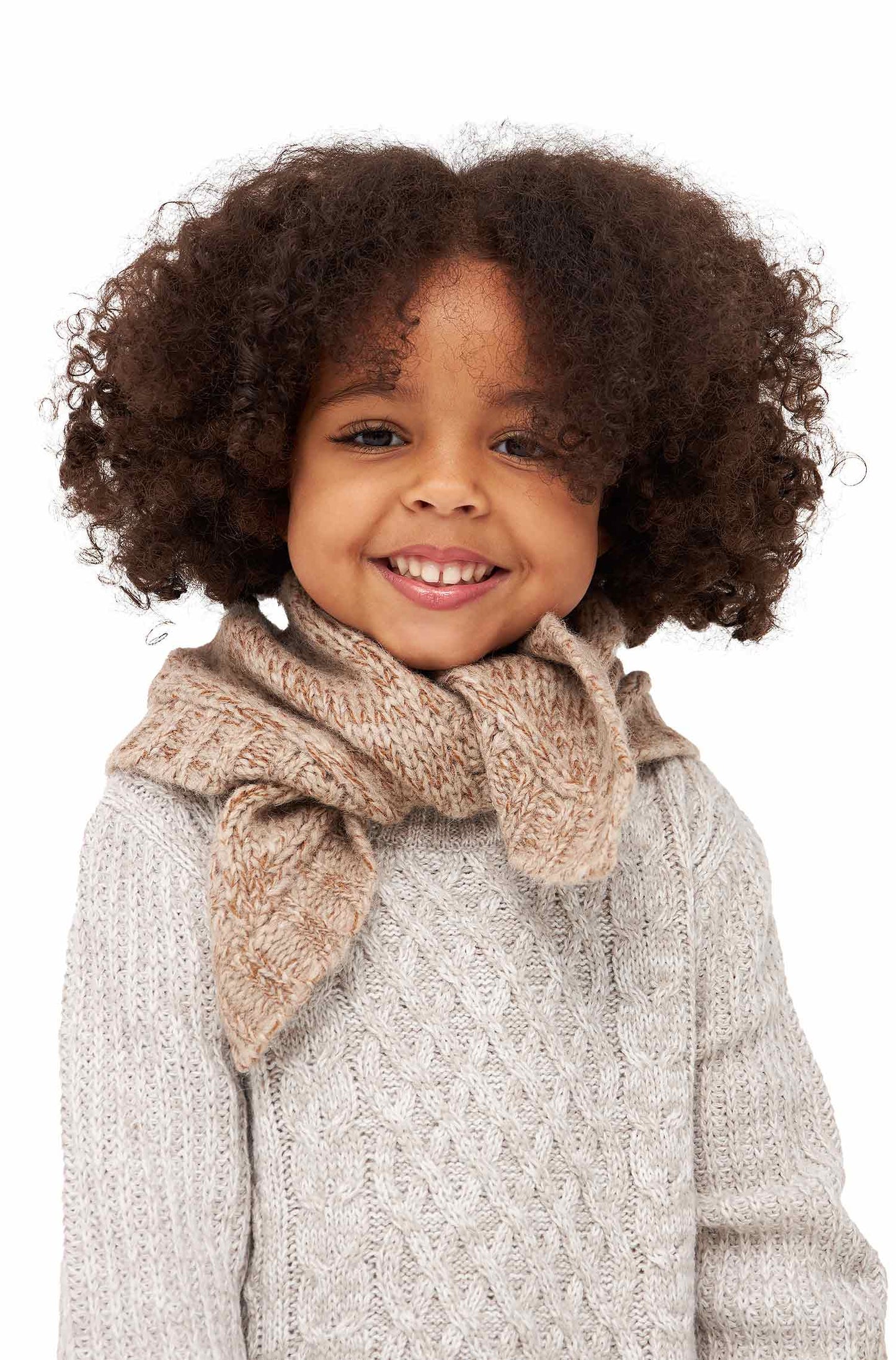 Alpaka Schal (für Kinder) aus Baby Alpaka-Merino-Mix