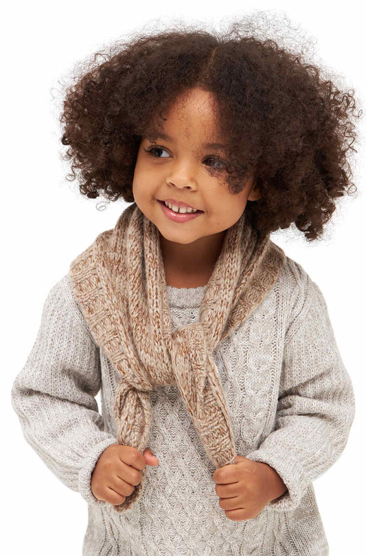 Alpaka Schal (für Kinder) aus Baby Alpaka-Merino-Mix