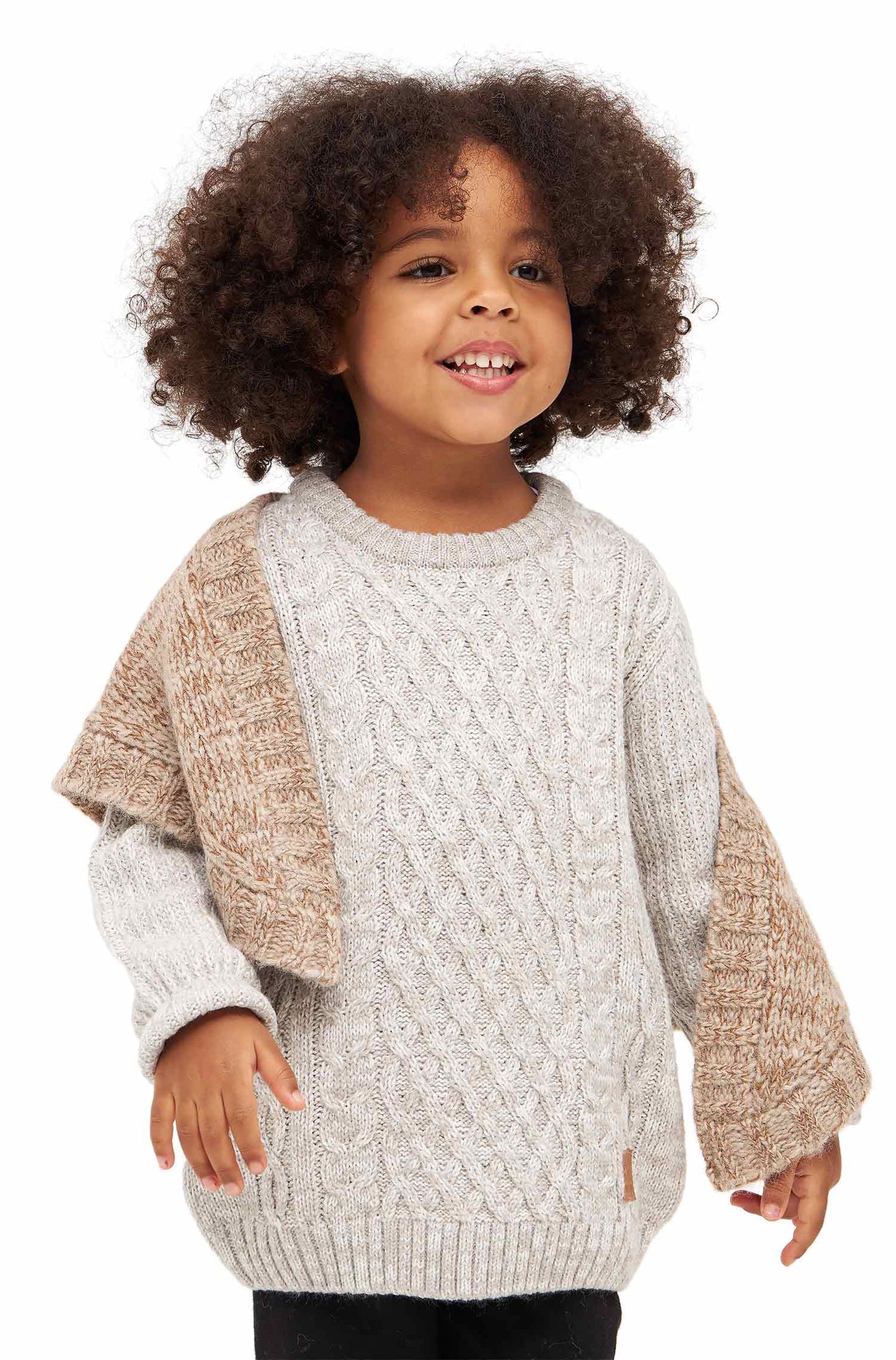 Alpaka Schal (für Kinder) aus Baby Alpaka-Merino-Mix