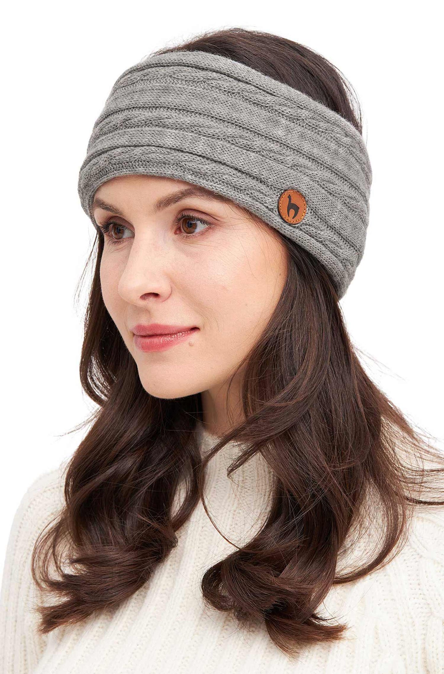 Premium Stirnband Damen  100% Baby Alpaka ohne Twist tolle Qualität