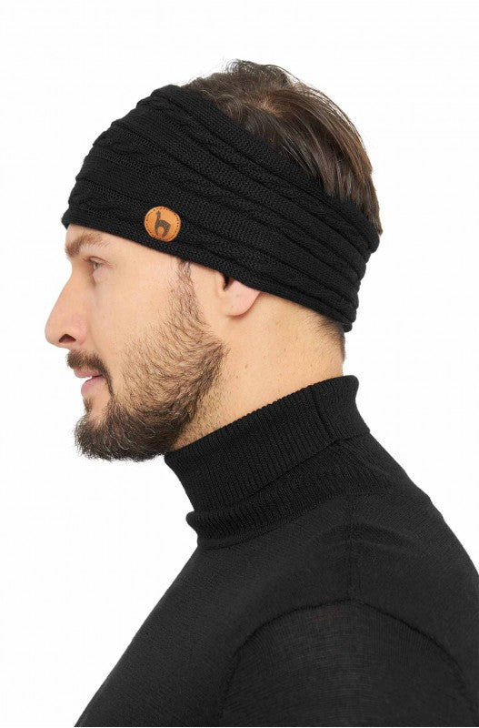 Premium Stirnband Damen  100% Baby Alpaka ohne Twist tolle Qualität