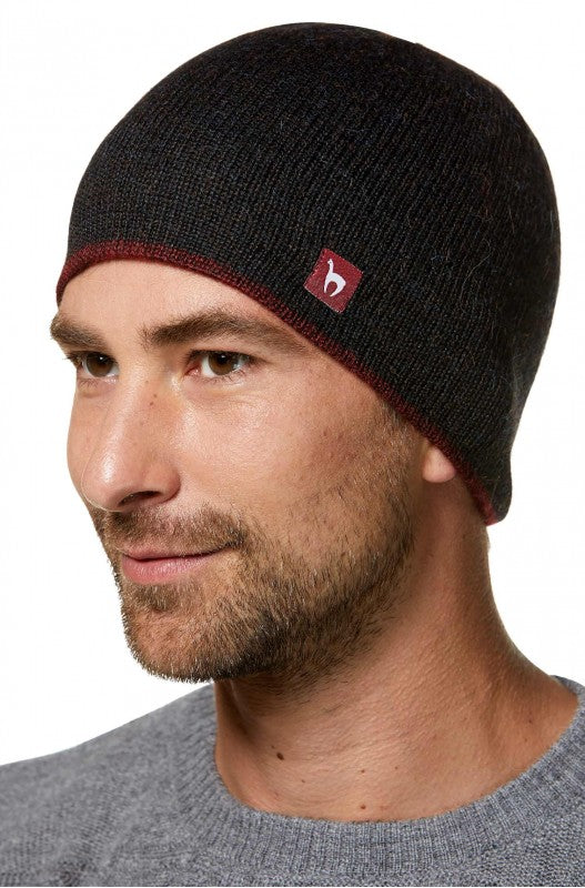 Alpaka Mütze Wendemütze 100% Baby Alpaka unisex