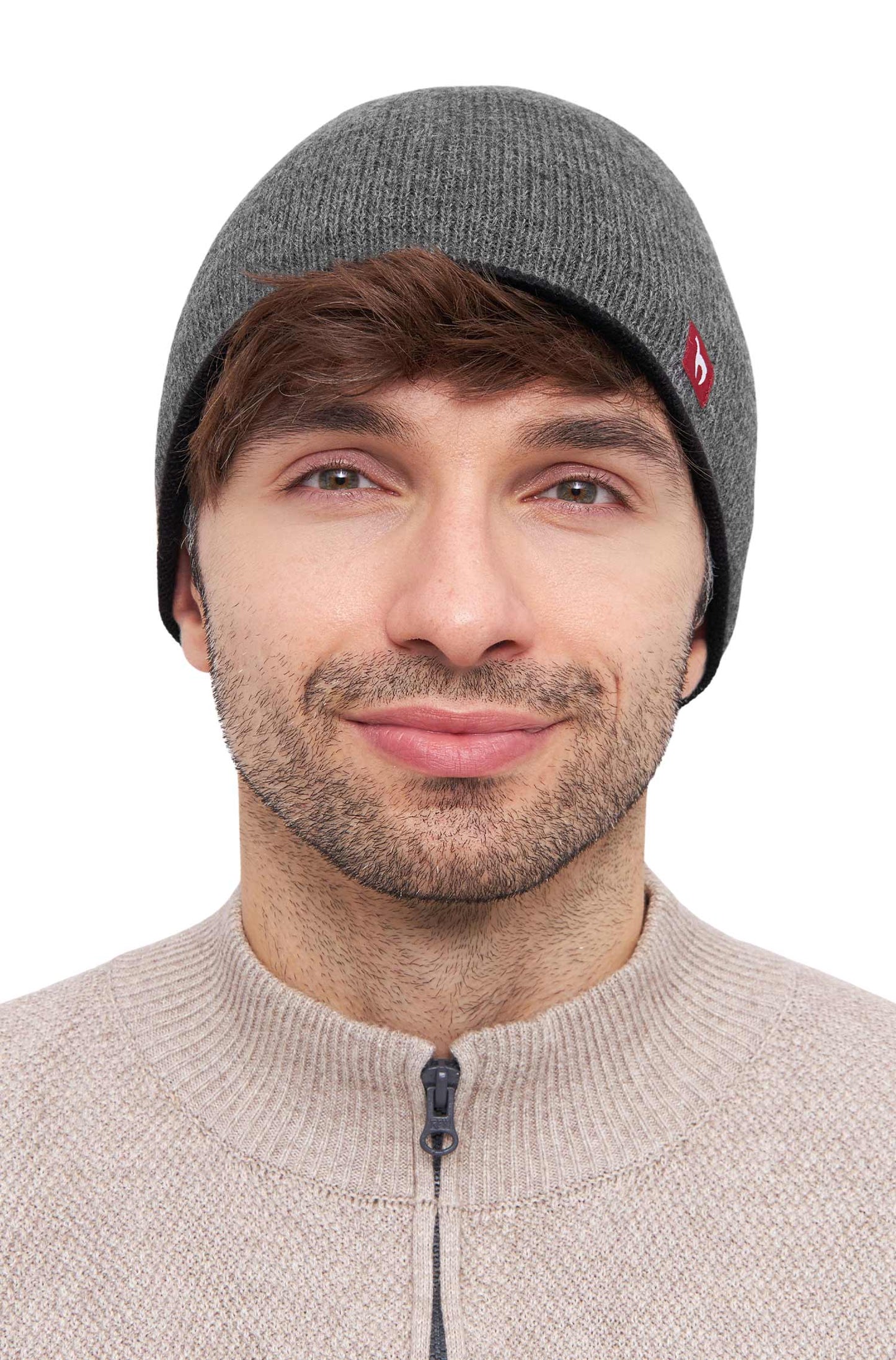 Alpaka Mütze Wendemütze 100% Baby Alpaka unisex