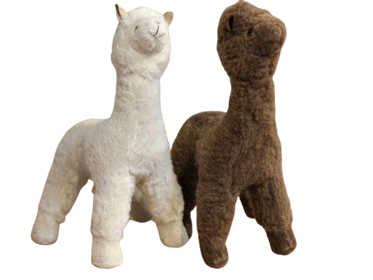 Alpaka Lama Kuscheltier Plüschtier aus Alpakawolle