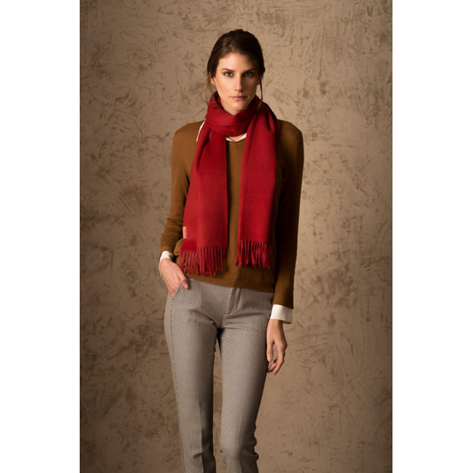 KUNA - Alpaka Webschal - Jamas – 100 % Royal‑Alpaka | Hohes Komfortniveau durch Luxusfaser Alpaka