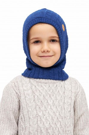 Mütze Schlupf-Mütze Kinder Ringschal mit Kapuze
