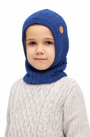 Mütze Schlupf-Mütze Kinder Ringschal mit Kapuze